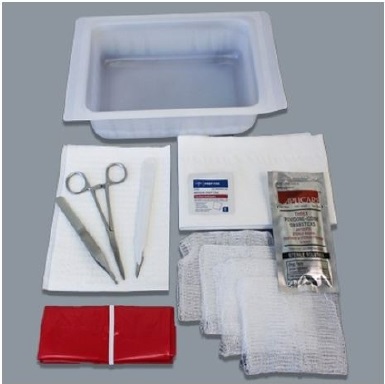 incision and drainage trays